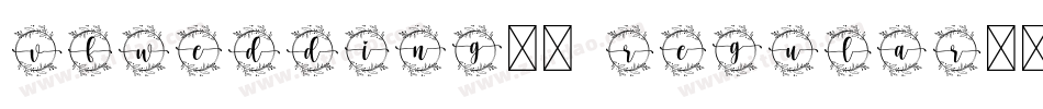 VfWedding21 Regular字体转换